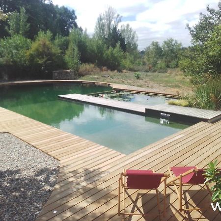 Gite Les Cabanes De Fallot Pour 15 Personnes - Piscine Naturelle L'isle-Bouzon Экстерьер фото